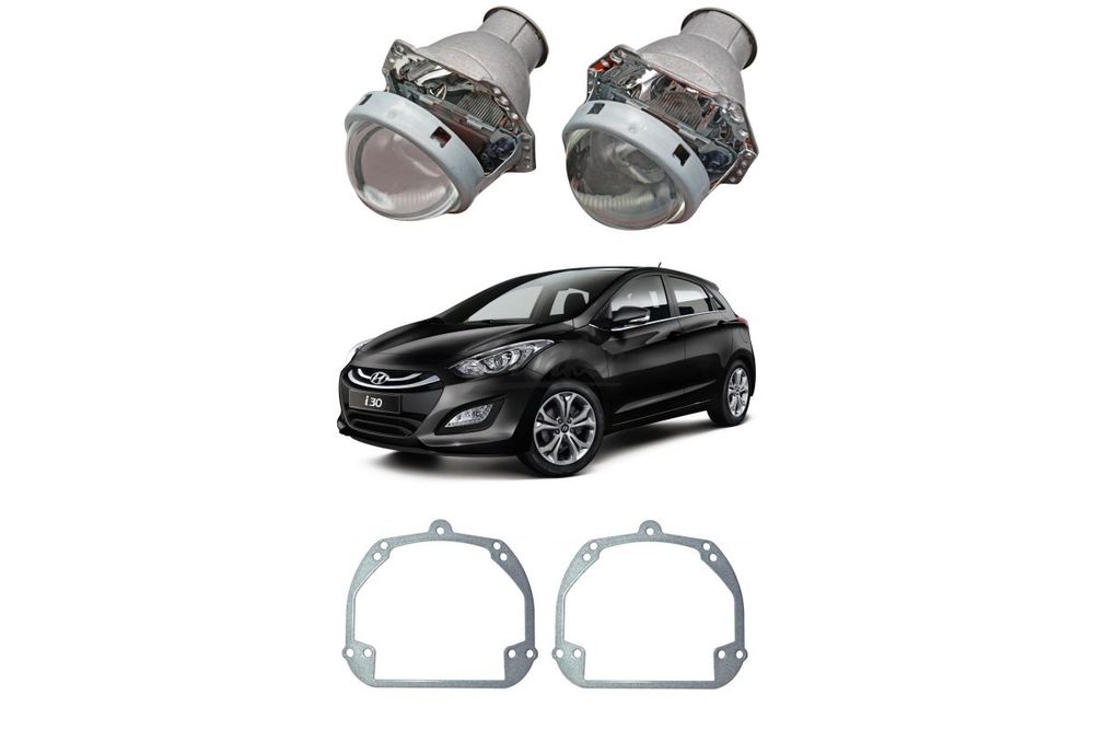 Готовый комплект для замены штатных линз Hyundai I30 2 2011-2015