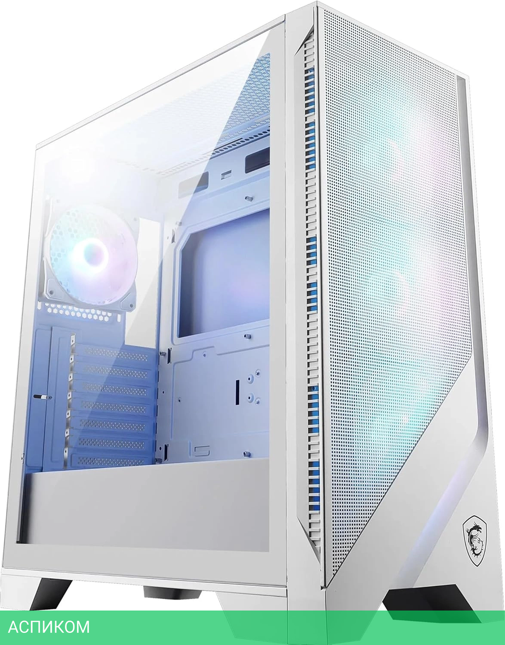 Корпус MSI MAG Forge 320R Airflow белый без БП (306-7G23W21-HH9)