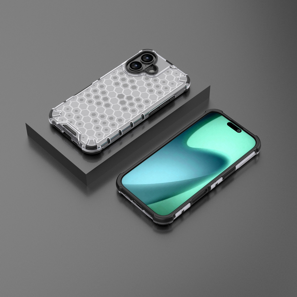 Прозрачный чехол Honeycomb Case для iPhone 17