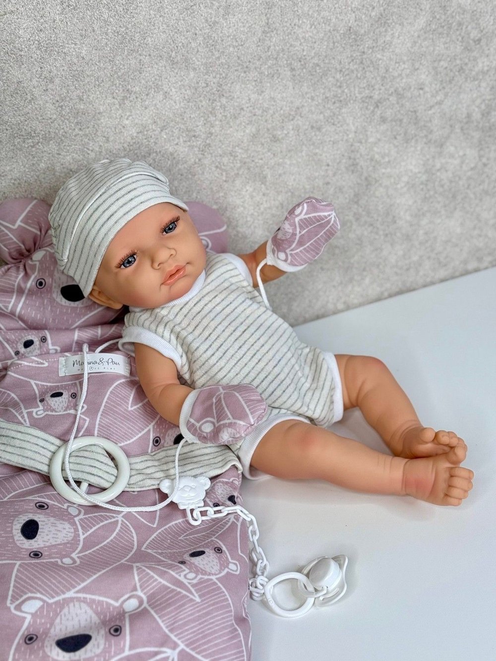 Кукла Marina and Pau 45cм Recien Nacido, виниловая (M1648K)