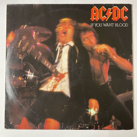 Винтажная виниловая пластинка LP AC DC If You Want Blood You've Got It (Germany 1978) Whole Lotta Rosie