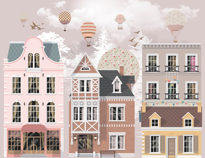 Дизайнерские обои Wall Street BonVoyage