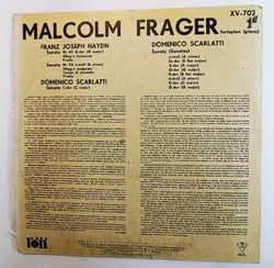 Винтажная виниловая пластинка Malcolm Frager, Franz Joseph Haydn Гайдн, Domenico Scarlatti Sonaty Sonatas (Poland)