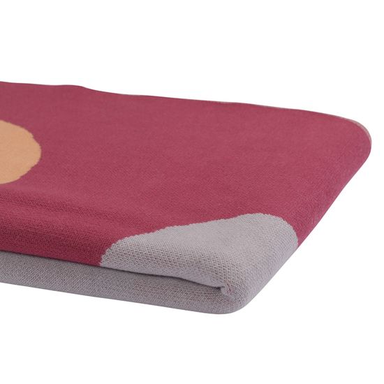 Плед из хлопка с авторским принтом из коллекции freak fruit, 130х180 см