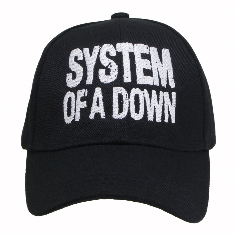 Бейсболка текстильная с вышивкой группы System of a Down