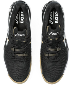 Мужские кроссовки теннисные Asics Gel-Resolution 9 BOSS - black/camel
