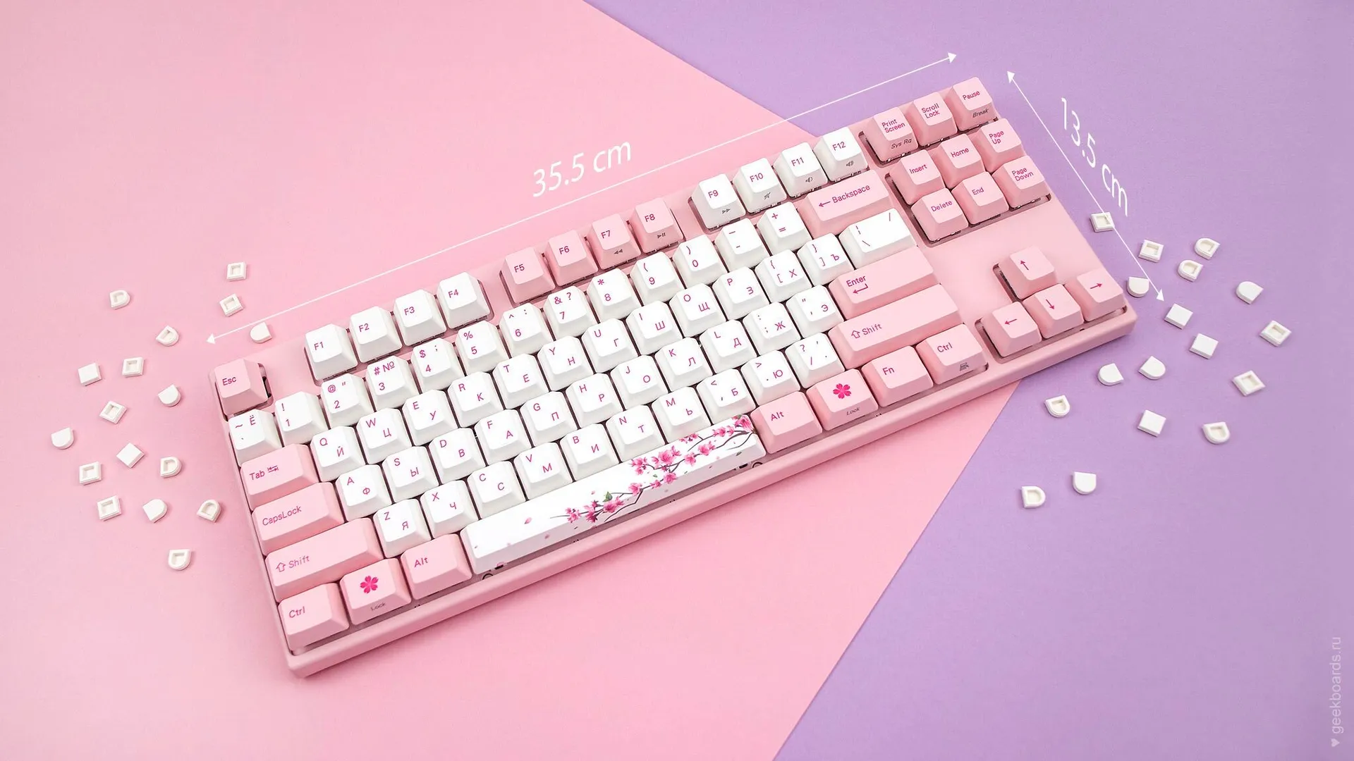 Varmilo Sakura R1 87 — купить на сайте профессиональных клавиатур Geekboards