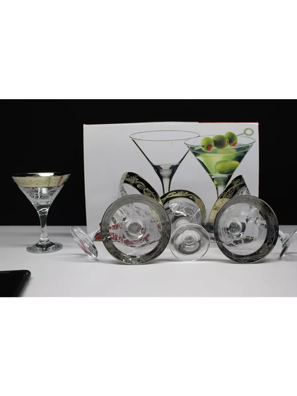 Бокалы для мартини 6 шт по 170 мл