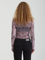 Топ Willa Lace Up Mesh