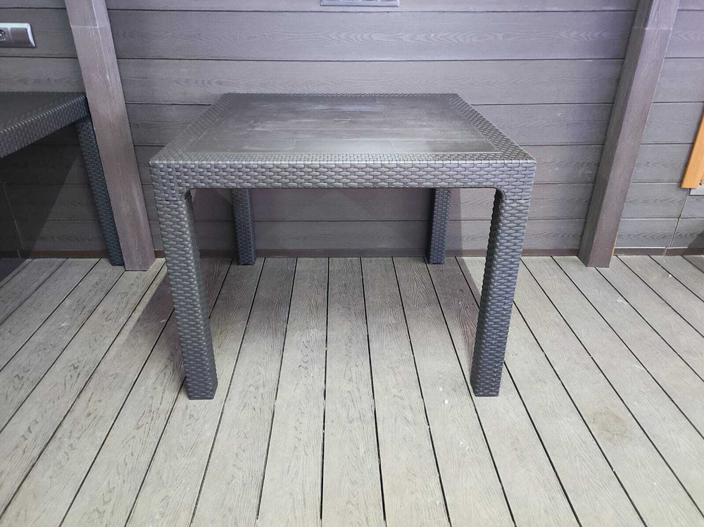 Комплект мебели под искусственный ротанг для отдыха Калифорния «California 4+1» с подушками на спину