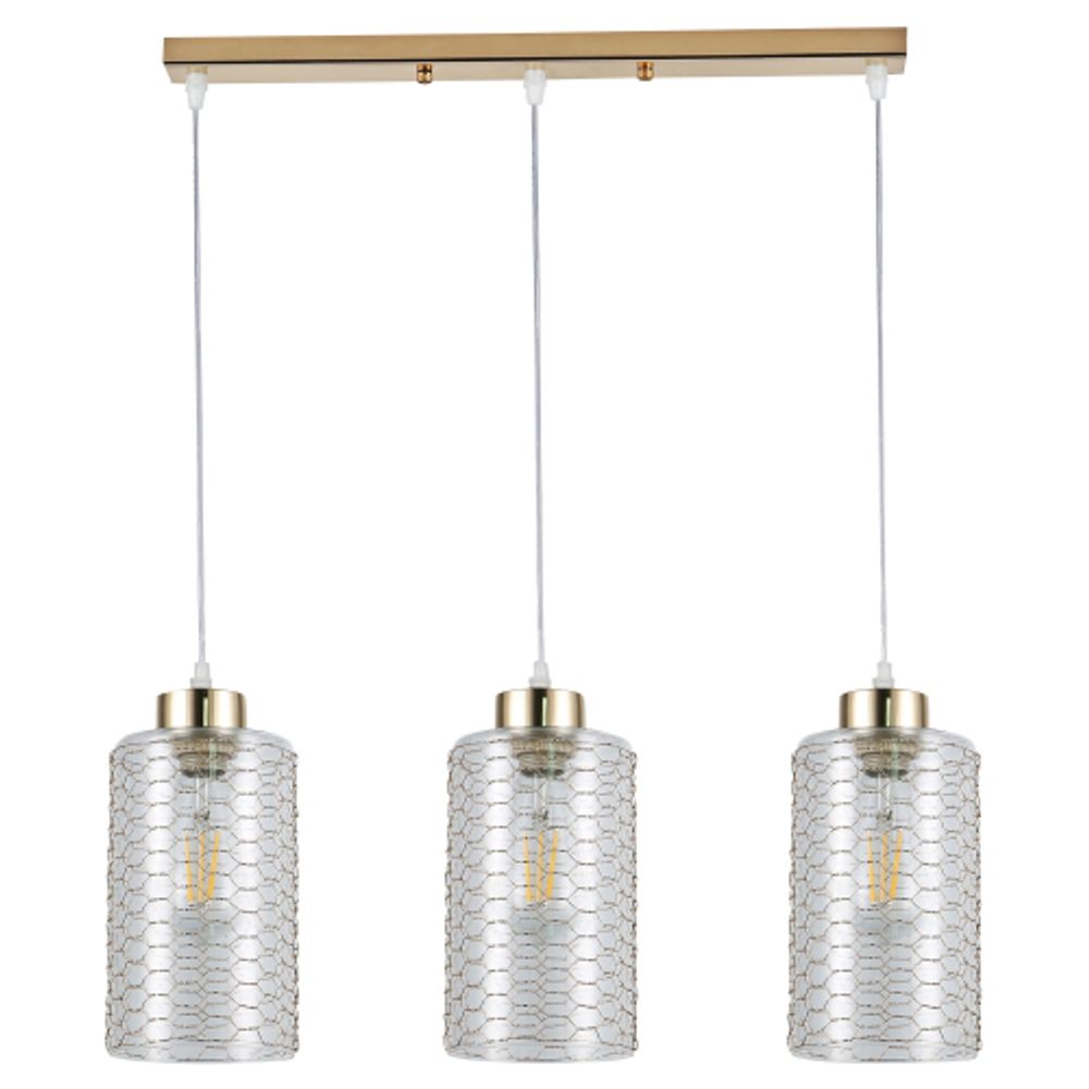 Светильник подвесной (подвес) Rivoli Malice 9124-203 3 х Е27 40 Вт модерн потолочный | Rivoli