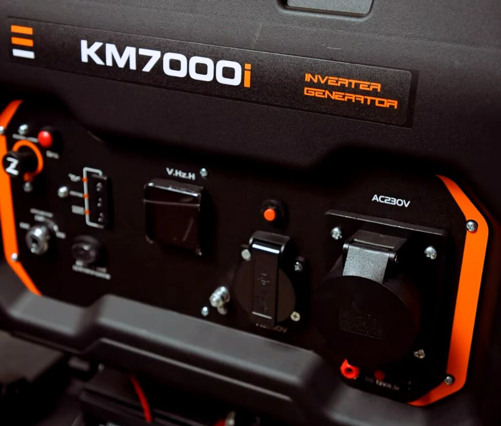 Генератор бензиновый инверторный TOR KM7000i - [7 кВт / 220V] эл. пуск