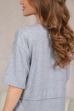 Халат Эва Виотекс СЕРЫЙ