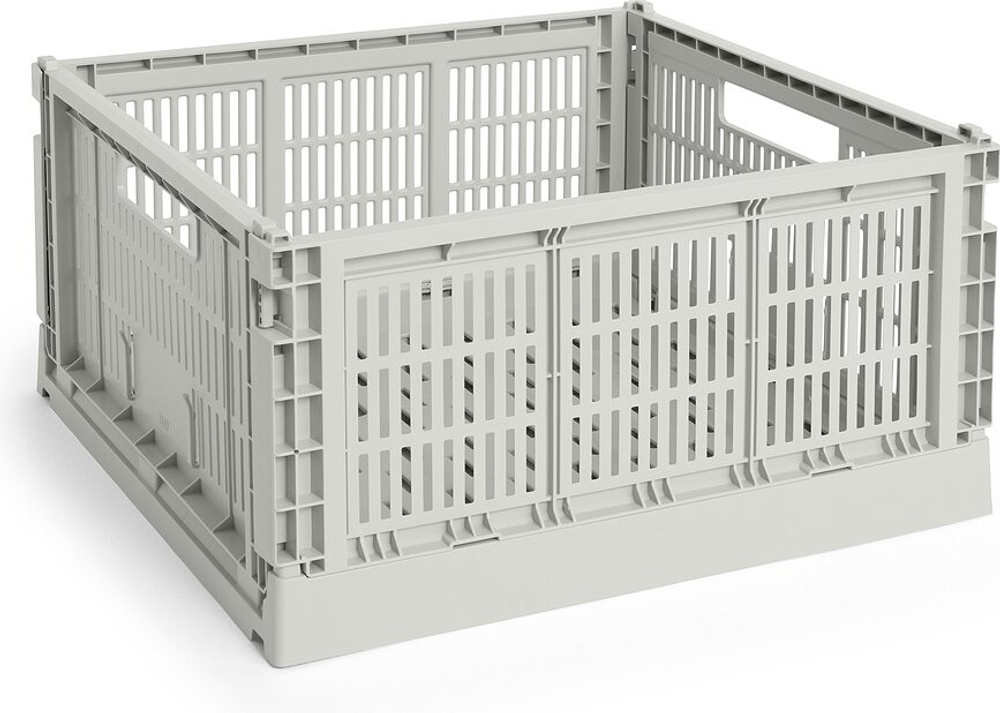 Корзина для хранения Hay Colour Crate Square, круглая, пищевой пластик, 42 см, белая