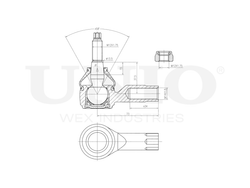 Наконечник рулевой UNIO SSP-10099