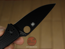 Нож Spyderco Tenacious LTW - черн. рук., черный клинок RK-416