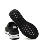 Кожаные кроссовки Just Cavalli - черный(75QA3SD5ZSA02)