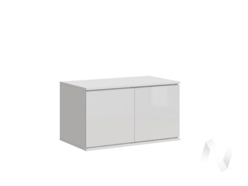 Антресоль к шкафу (900) МС Челси (белый/белый глянец холодный)