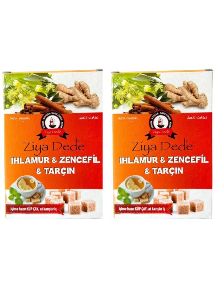 Чай Ziya Dede с липой, имбирем, корицей 150 г x 2 шт