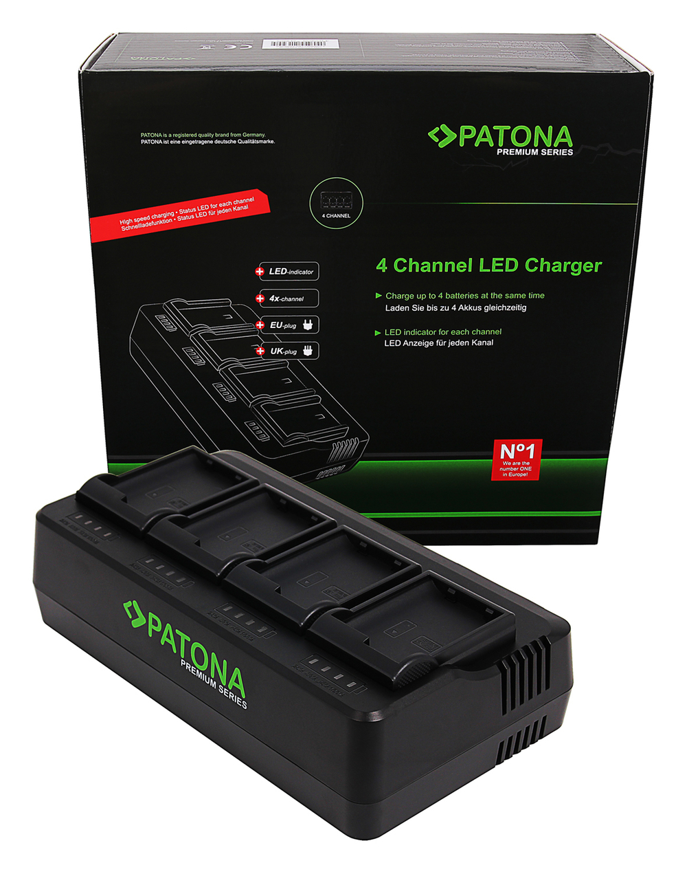 PATONA Premium Charger для 4х аккумуляторов EN-EL15