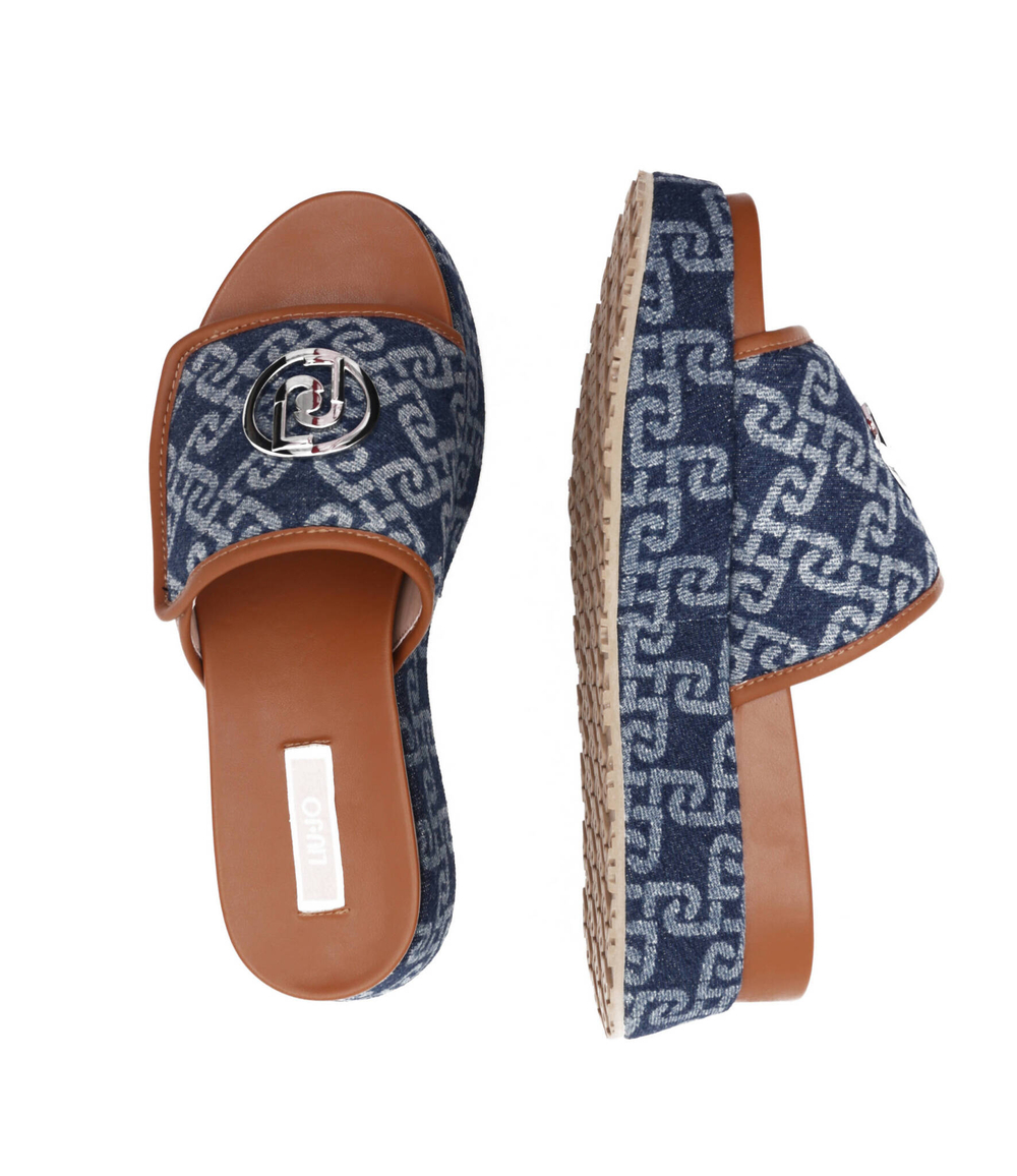 Шлепанцы Liu Jo - темно-синий(SA3029 TX307)