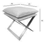 Банкетка Garda Decor N-OT-188 BG SL