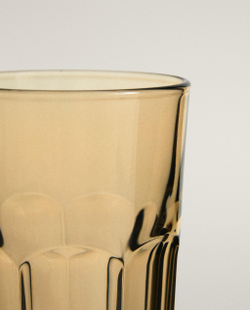 Zara Home стакан из стекла, цвет коричневый, 11 см