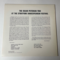 Винтажная виниловая пластинка LP The Oscar Peterson Trio At The Stratford Shakespearean Festival (Japan 1982) (No Obi)