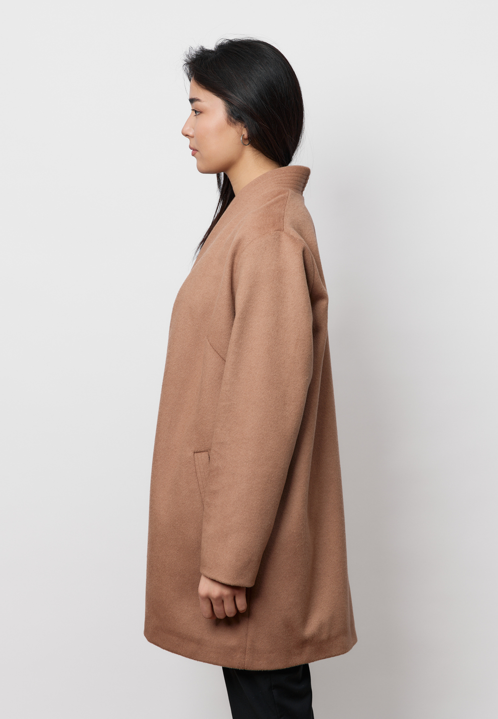 Шапан шерстяной на запах MURA SYZYGY CAMEL