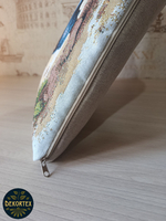 Декоративный гобеленовый чехол для интерьерной подушки Ежик Женя 38*38