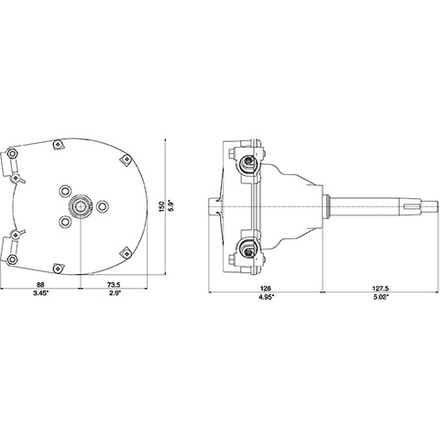 Привод рулевой T-93ZT, безынерционный