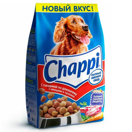 Сухой корм Chappi для собак с говядиной по-домашнему 2.5 кг