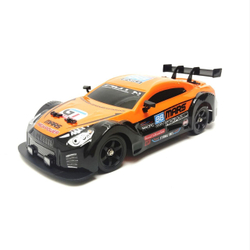 Радиоуправляемая машина для дрифта HB Nissan GTR (4WD, свет, пар, акб, 1:16) - SC16A06-1 оранджево-черный