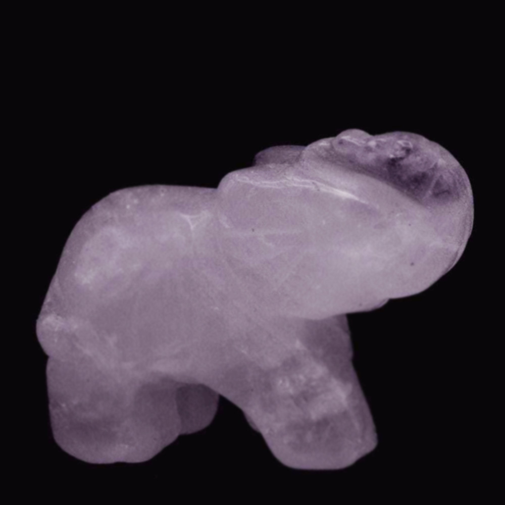 Слон розовый кварц асс.