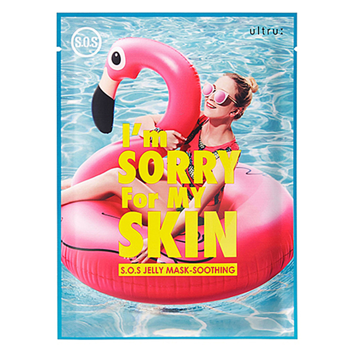 Маска для лица I'm Sorry for My Skin S.O.S Jelly Mask-Soothing тканево-гелевая успокаивающая 33 мл