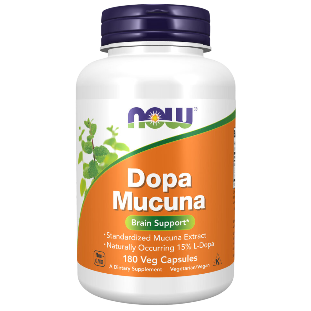 Now Foods Dopa Mucuna 800 mg 90 / 180 veg capsules , Допа Мукуна