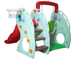 Детский комплекс Капризун Лягушка с волнистой горкой