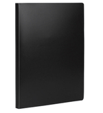 Папка на 2 кольцах 21мм,170л,0,5мм,черная (STAFF)