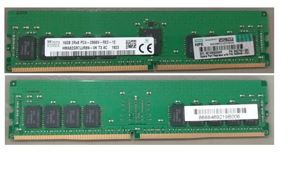 Оперативная память HP 16GB 2R DDR4-2666 CAS-19-19-19 Registered Smart Memory Kit 835955-B21