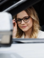 Стильная оправа для очков кошечки зрение