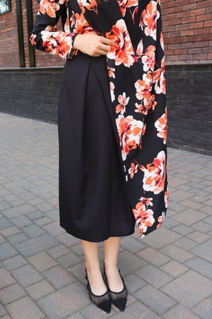 & Юбка тюльпан миди