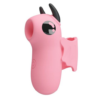 Розовый стимулятор клитора Magic Devil (Цвет: розовый)