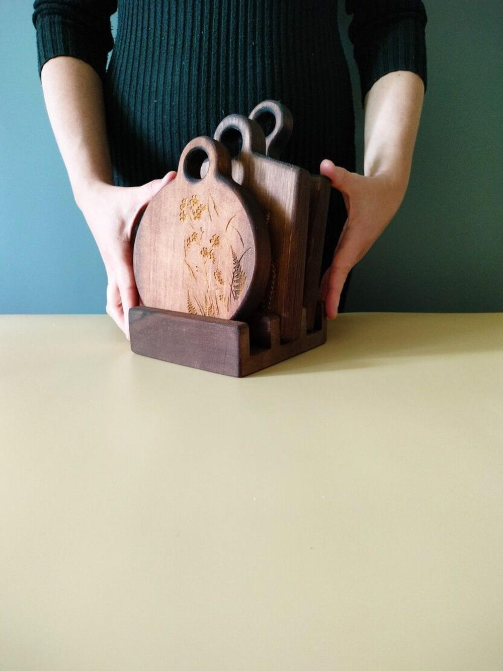 Доска разделочная из дерева сервировочная RD132