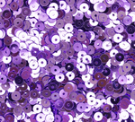 ПЛ011НН6 Пайетки круглые плоские, цвет: сиреневый металлик, 6 мм, 10 грамм