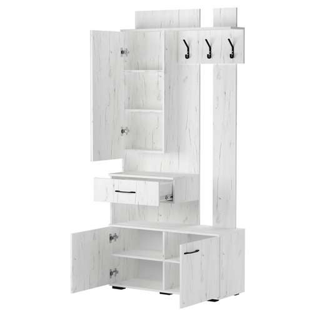 Модуль универсальный "ИТАЛИЯ" МУ-1000 Дуб Крафт белый