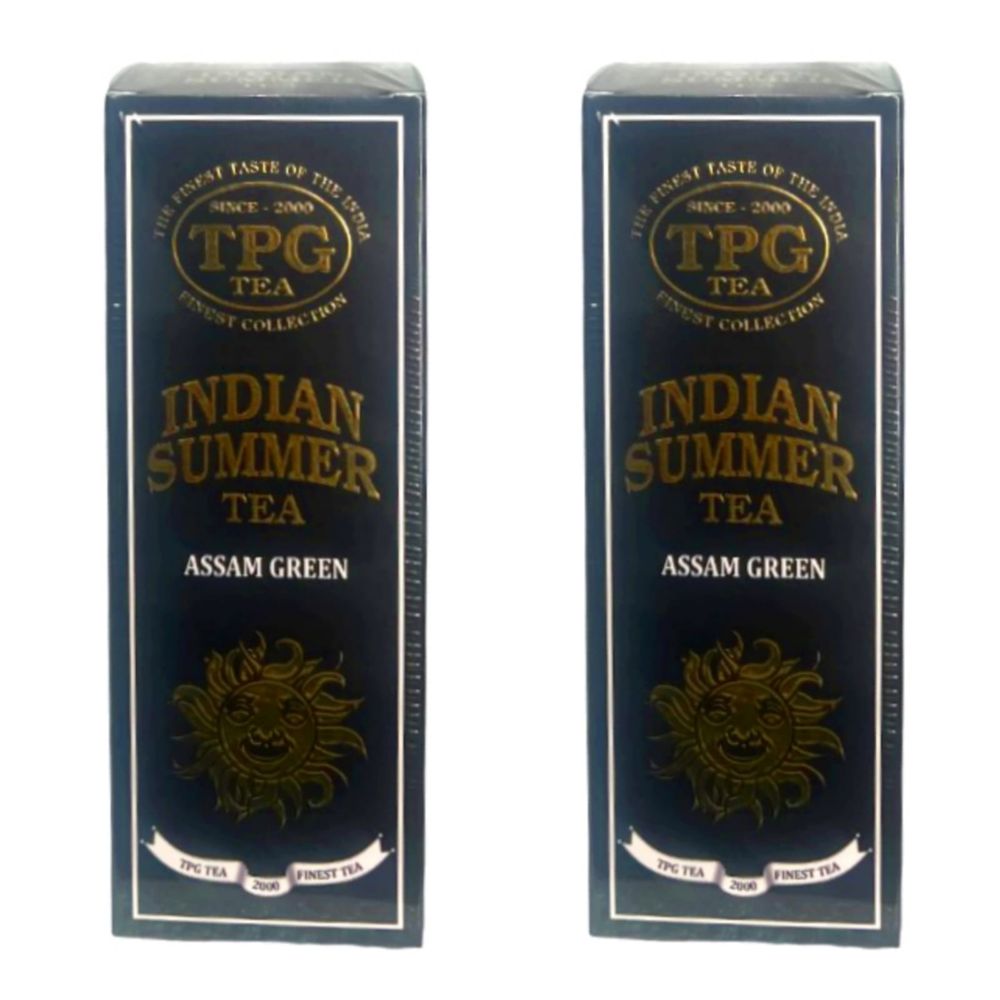 Чай зеленый Bharat Bazaar TPG Индийский летний 100 г, 2 шт