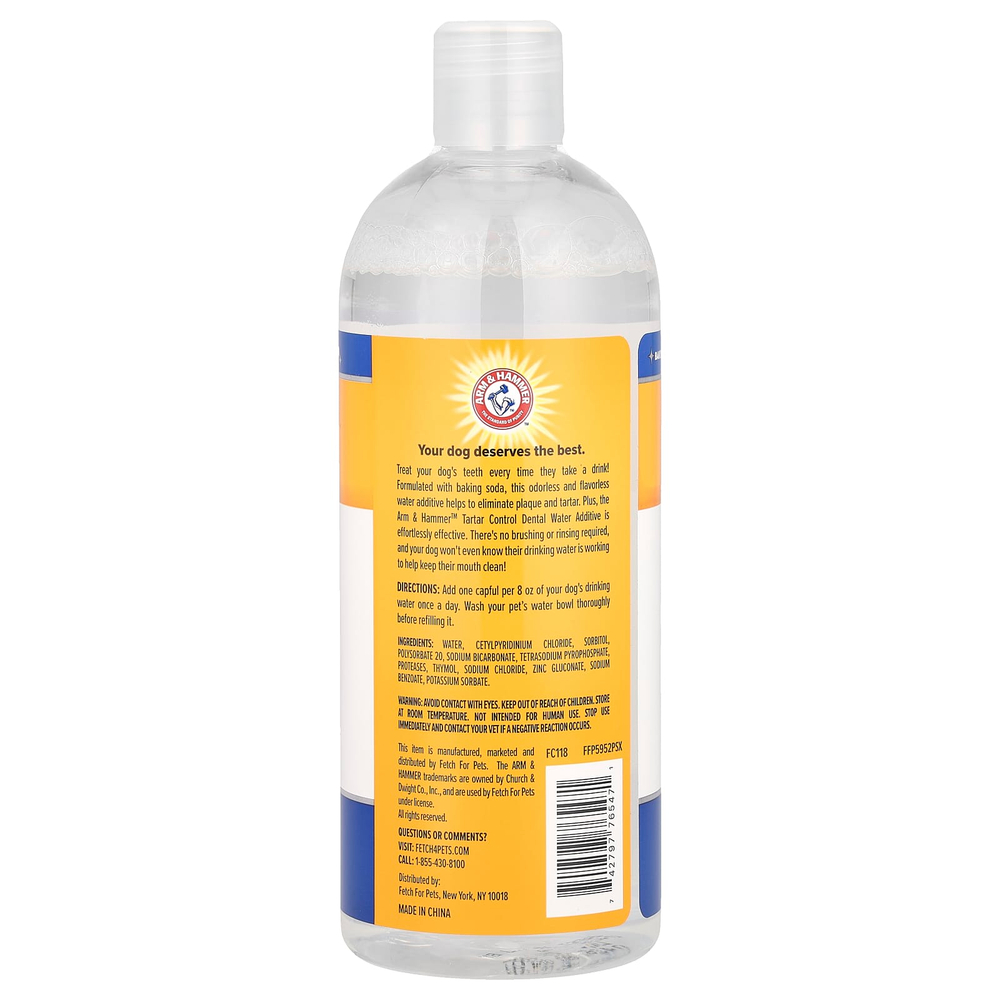 Arm & Hammer, Tartar Control, для собак, без запаха, 473 мл (16 жидк. унц.)