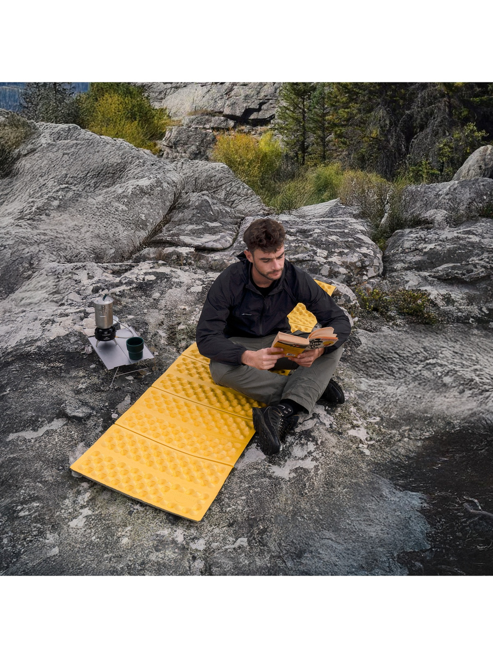 Коврик туристический Naturehike 185х65х2,5 см. IXPE, желтый