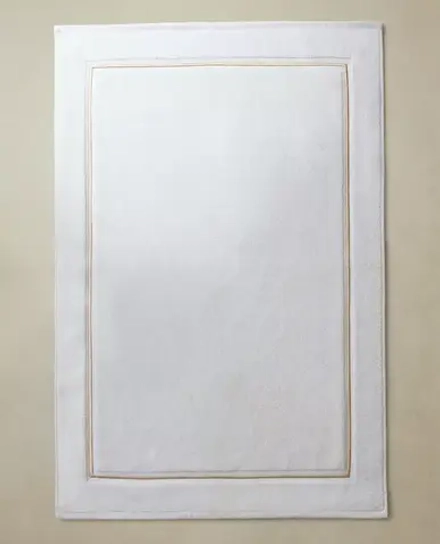 ZARA HOME КОВРИК ДЛЯ ВАННОЙ С ОТДЕЛКОЙ, БЕЖЕВЫЙ