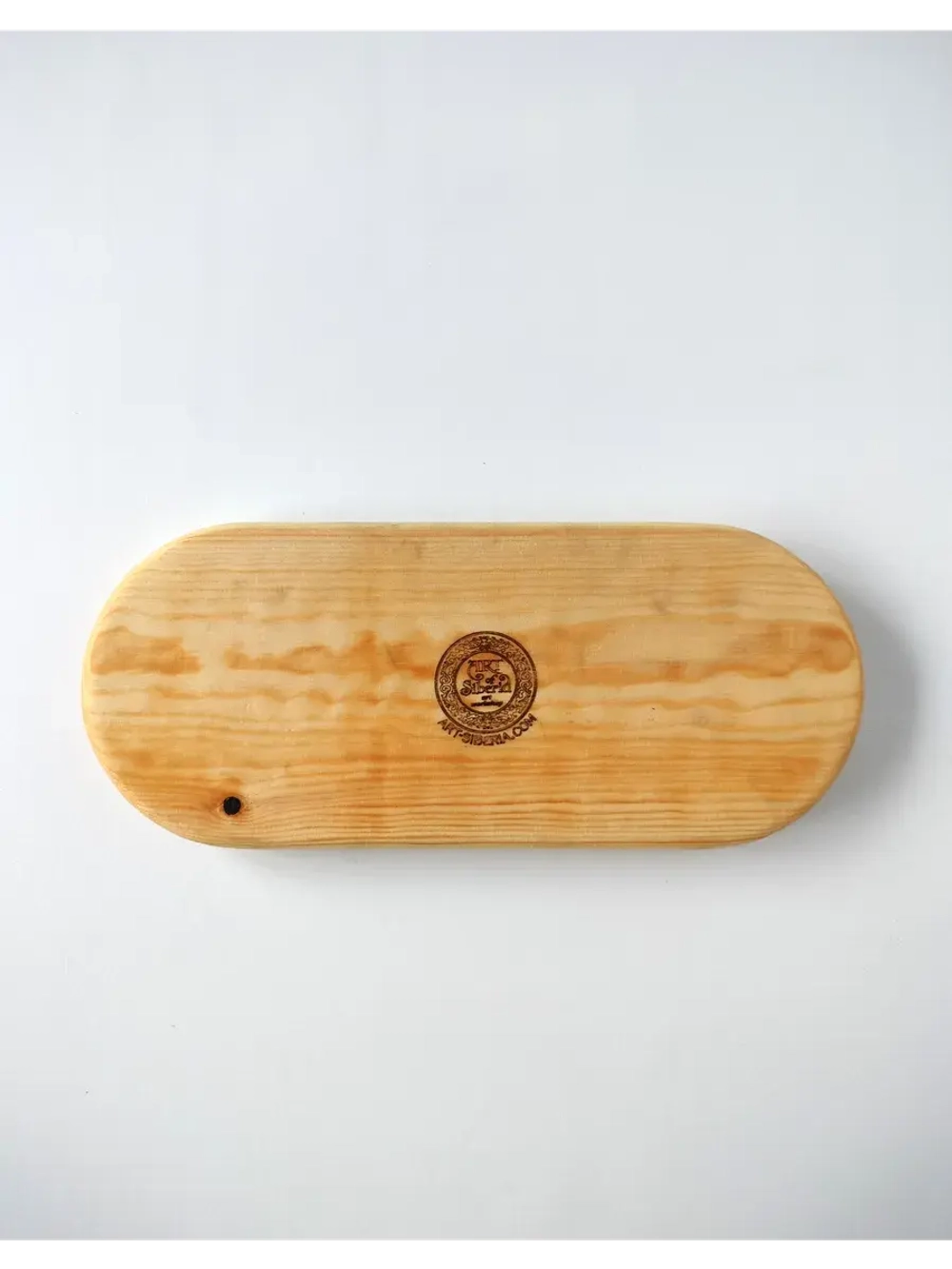 Поднос деревянный овальный